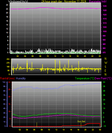 24 Hour Graph for Day 11